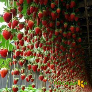 Клубника ампельная Анастасия купить по цене от 370р. в интернет-магазине «Посадика» с доставкой почтой в в Арске и по всей России – [изображение №1].