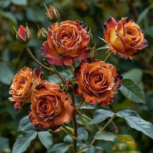 Роза плетистая Оранжевый Бриллиант купить по цене от 450р. в интернет-магазине «Посадика» с доставкой почтой в в Арске и по всей России – [изображение №1].